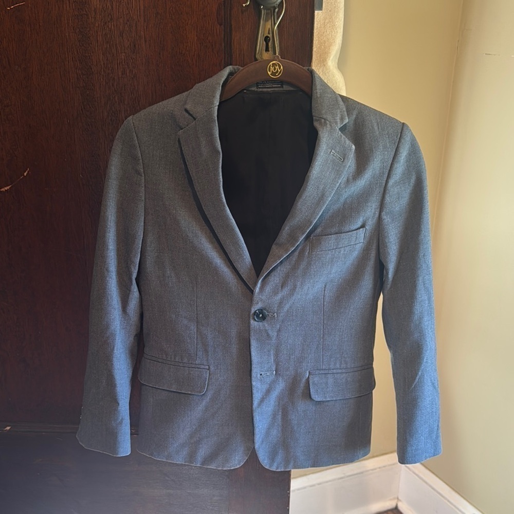 Calvin Klein Boys Gray suit jacket size 10 Not New